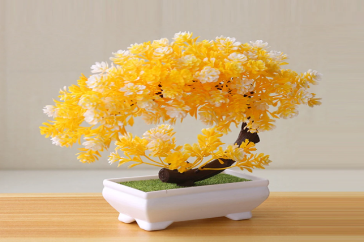 Simulation Fake Potted Bonsai Tree