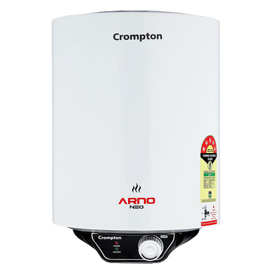 Crompton Arno Neo 6-L 5 Star Rated Storage Water Heater with Advanced 3 Level Safety (White)